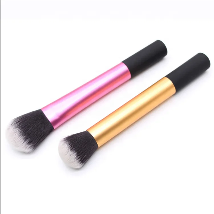 
Six long aluminum tube makeup brush set 6 6 a 3 color logo free cosmetic brush sets makeup beauty makeup tools package 