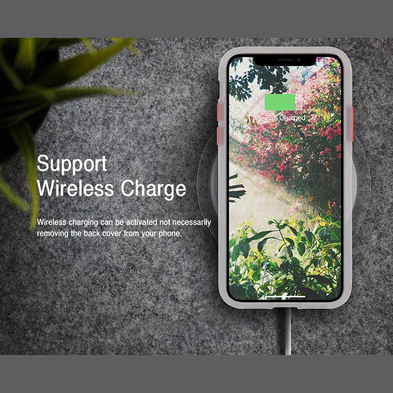 
Goospery latest design peach garden bumper case PC semitransparent phone case for iphone 11 pro max 