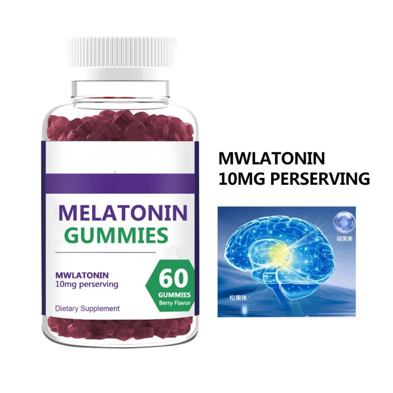 OEM Hot Selling factory direct sale high quality Melatonin gummies,60 counts