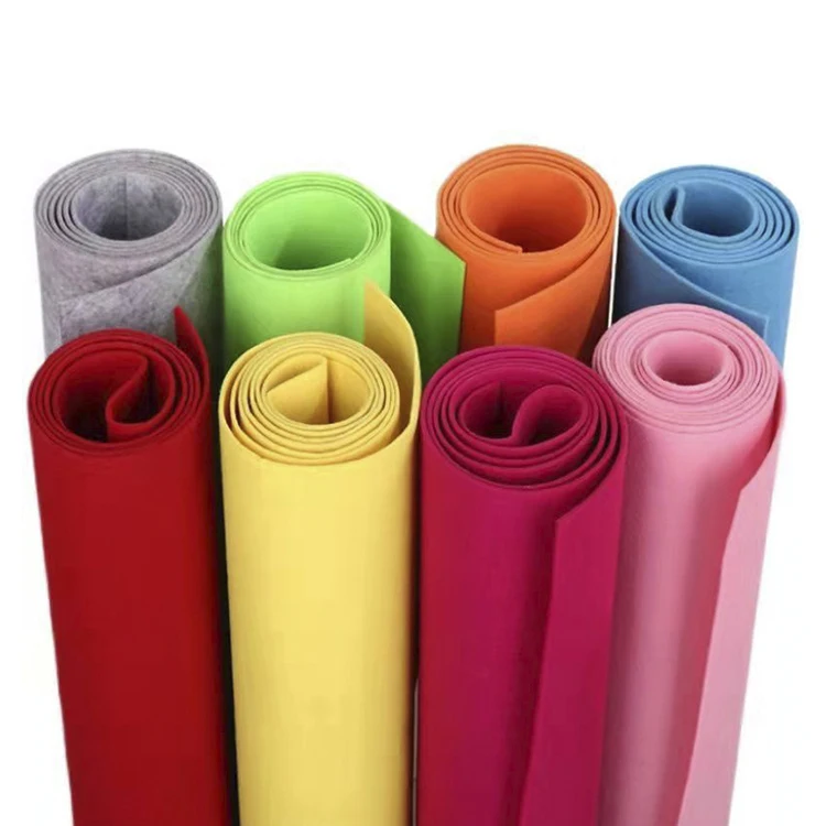 Soft Non Woven Fabric Felt Roll A4 Craft Sheet For Diy Sewing Decoration