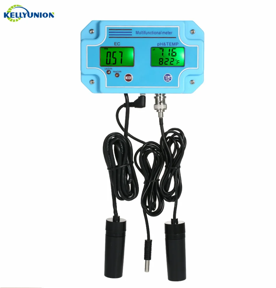 PH EC Temp Meter Tester Water Quality Testing Aquaculture  Drinking Water Measuring Tools High Accuracy