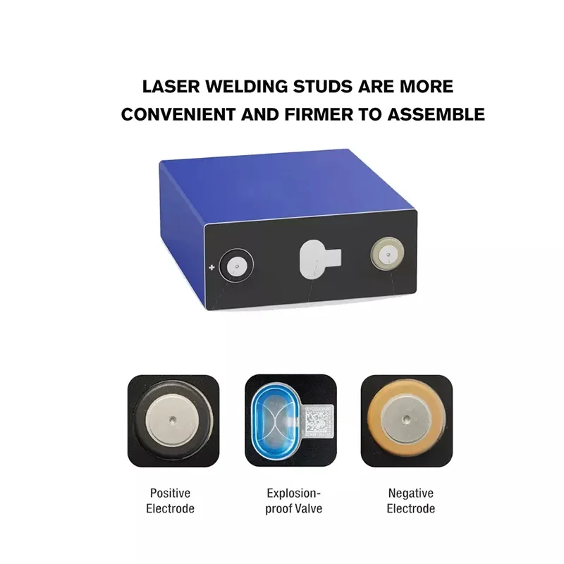 3.2V prismatic 280K 280ah 304ah lifepo4 battery new cells energy storage and car solar energy lifepo4 battery cell with BMS