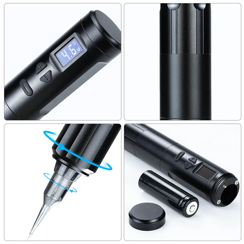 Oem Thunderlord power K6003 made by Biomaser 2 battery head permanent makeup body art wireless rotary tattoo gun