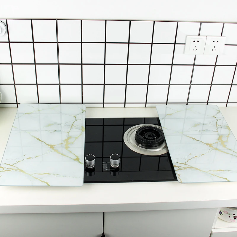 Unique Design Hot Sale Universal Hob Cover Stovetop Tempered Glass Cutting Board