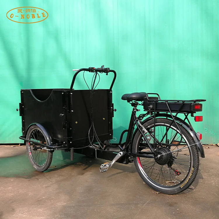 Bicycle with cargo box new design bike electric modern 3 wheel tricycle