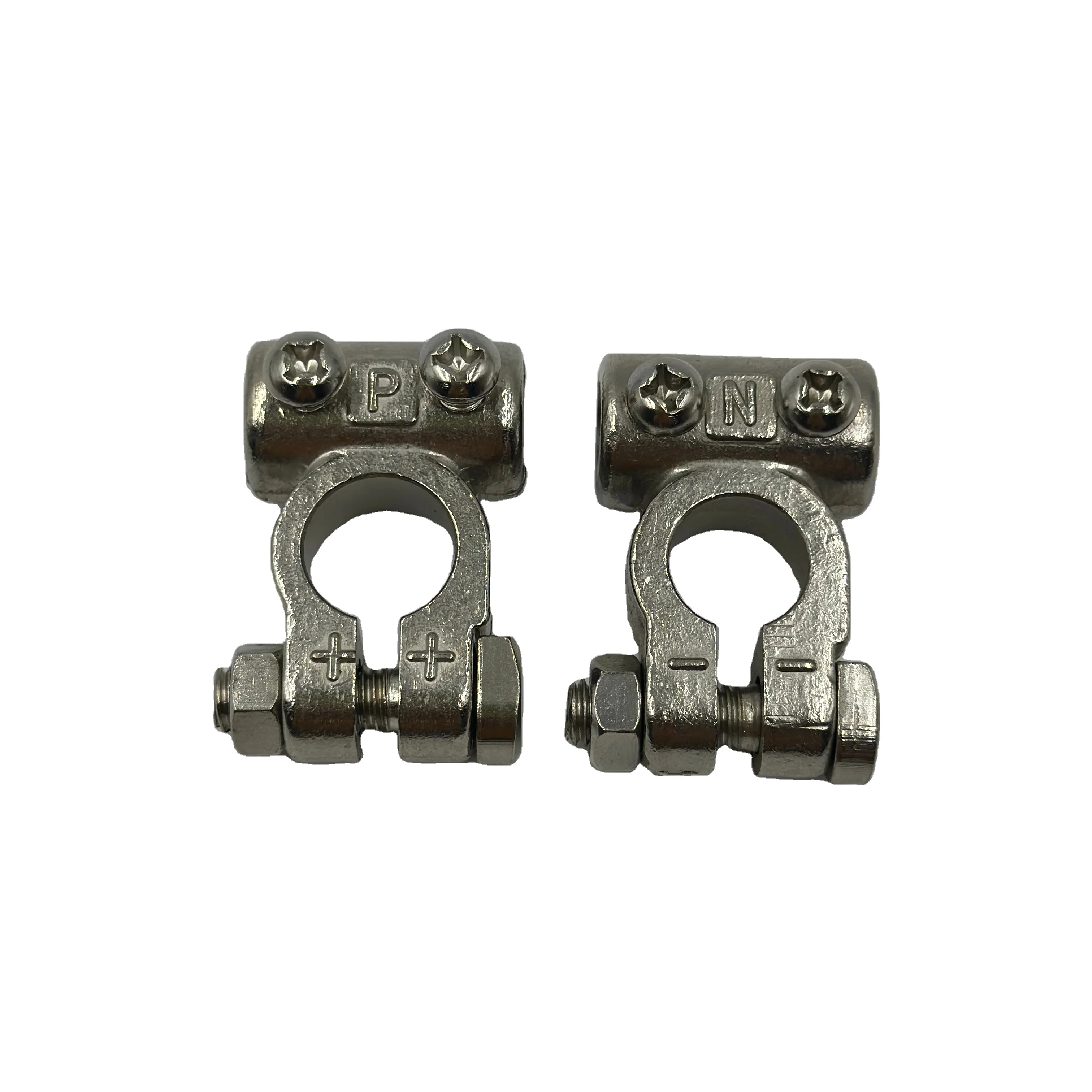 Car battery terminal clamp positive and negative battery terminals