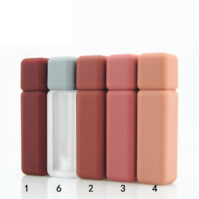 fast ship 5ml lip gloss tubes with wands square lip gloss tube lip gloss squeeze tubes