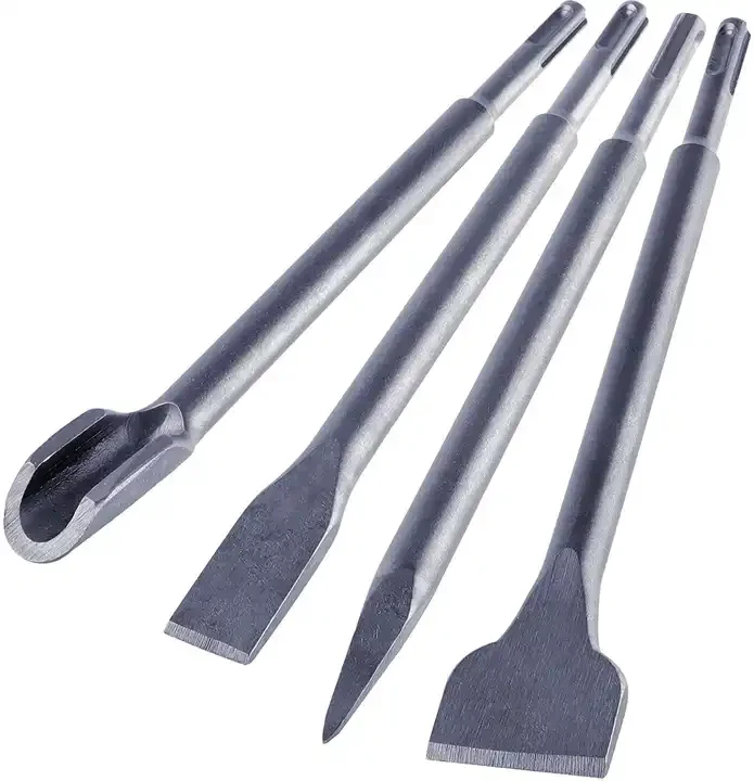 CoSDS Plus Shankncrete Carving Chisel 40 Cr Steel High Performance For Concrete Masonry Working