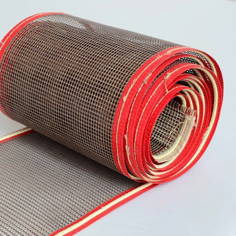 Industrial PTFE coated open mesh fiberglass belt