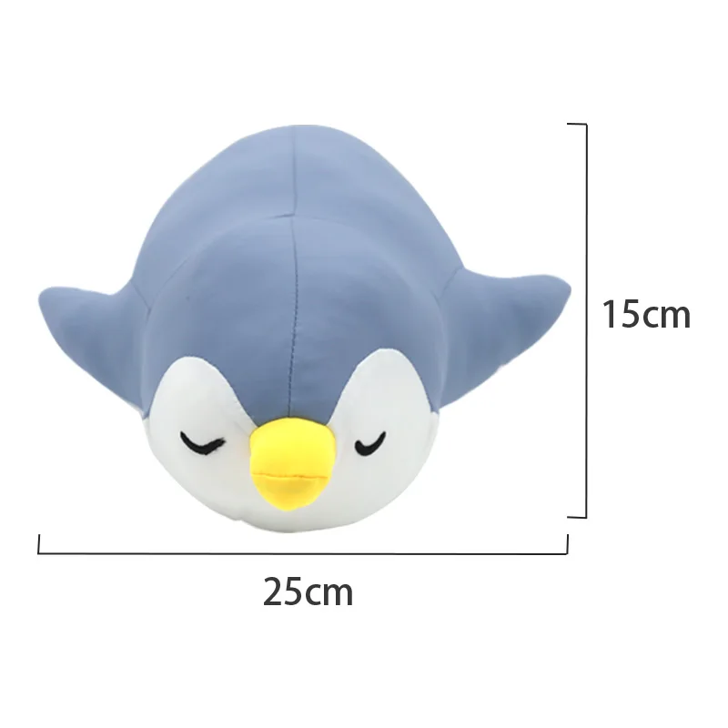 Wholesale OEM ODM Cartoon Penguin Ice Silk Plush Toy Cool Feeling Hugging Pillow Animal Stuffed Doll