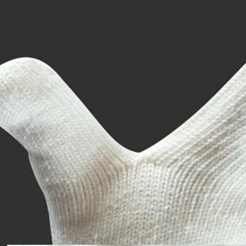 Best Selling 10 Gauge Washable Hard-Wearing Pairs of Labour White Cotton Knitted Working Safety Gloves