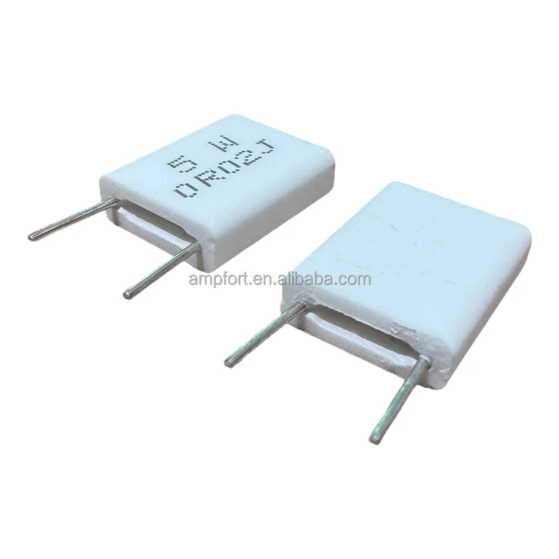 Non Inductive Cement Ceramic Encased Wire Wound Flameproof Metal Plate Resistors MPR BPR RX27-6 RGC 5W 0.02R