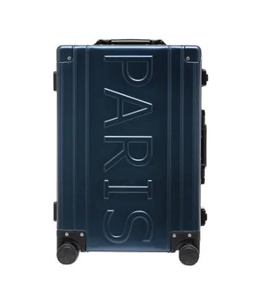 Новейший Модный комплект из 3 предметов, дорожные сумки из алюминиевого магниевого сплава, чемодан на колесиках