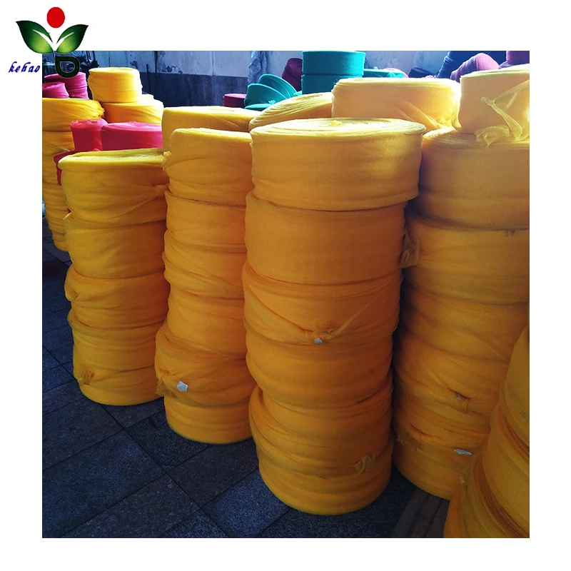 High quality circular mesh bag for nuts packing net sack plastic mesh bag biodegradable mesh vegetable bags