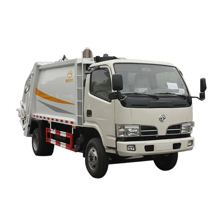 
5 CBM capacity compressor garbage truck 