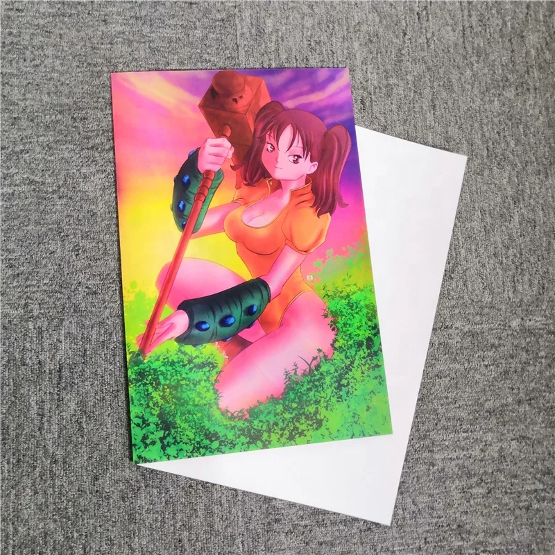 Japanese hot girl 3D  poster lenticular flip Anime 3D poster of sexy girls