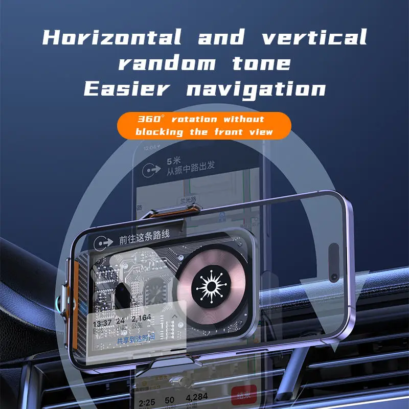 Smart Car Wireless Charger Mobile Phone Stands Phone Holder For Car With Wireless Charger