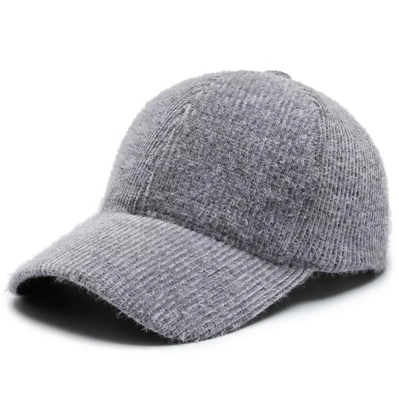 Low moq unisex warm corduroy multi-color sports baseball cap and hat