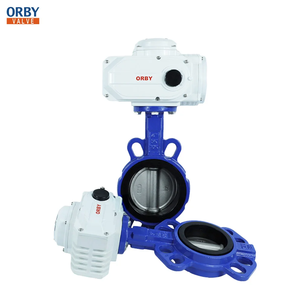 2 inch to 12 inch Cast Iron Semi water Control Lug Butterfly Valve Water SS Disc Electric Control Butterfly Valve