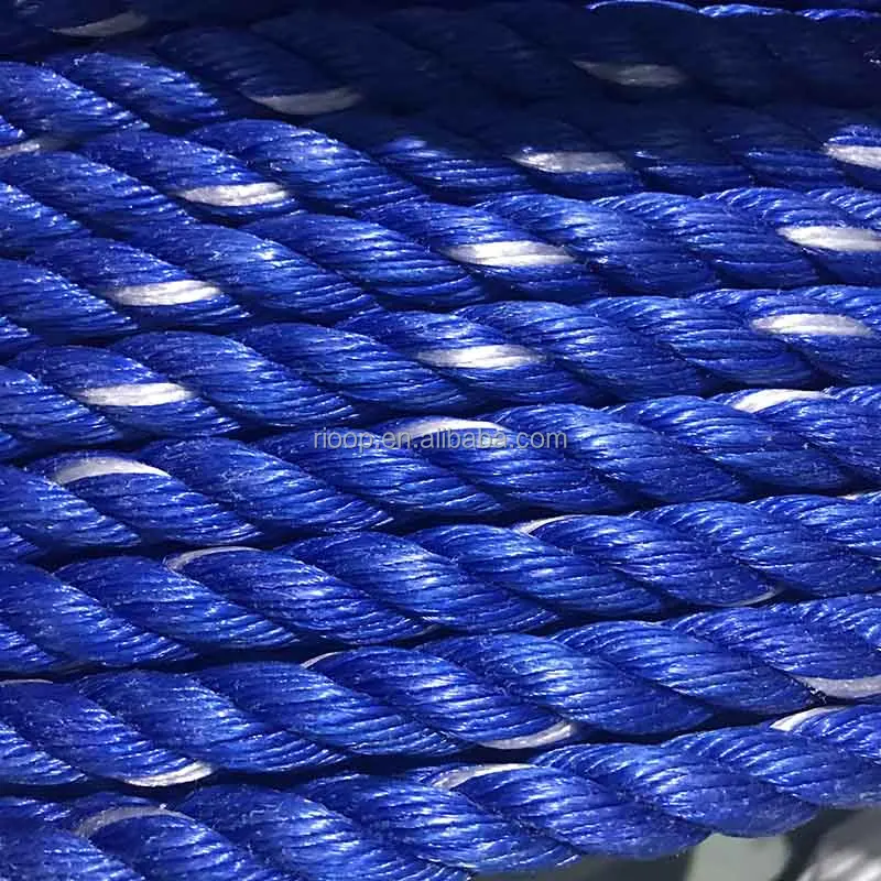 Wholesale for PP Rope Customized Polypropylene Ropes Strong Synthetic Fiber Weave 3 Strand Rope For Angriculturer