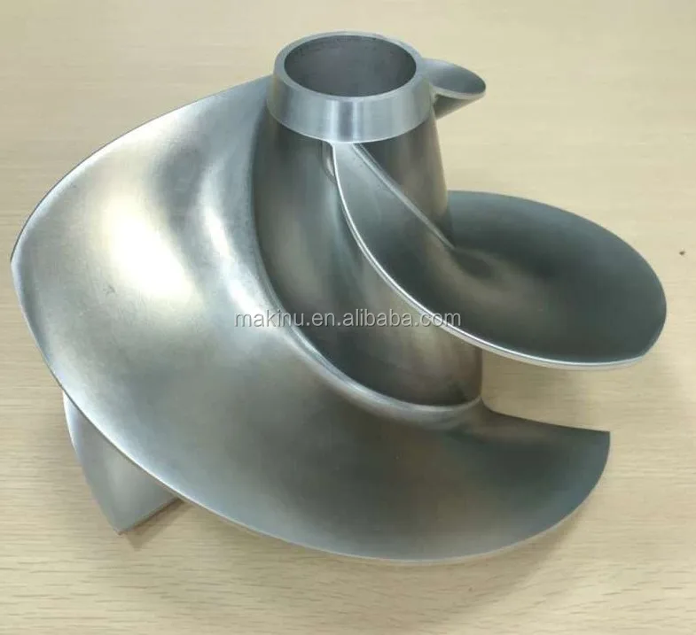 cnc machining custom made aluminum jet boat impeller manufacturer