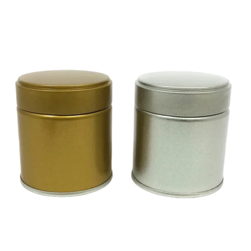 OEM Matcha 10g 20g 30g 40g 50g Tin Can Green Tea Powder Tea Tin Containers Wholesale