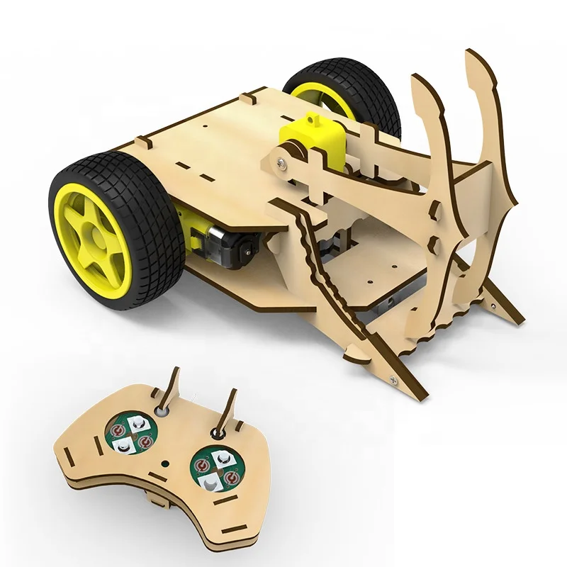 SEALAND Battlebot Wooden Remote Robot RC  Building Kit Wooden Puzzle Kits For 13+ years old