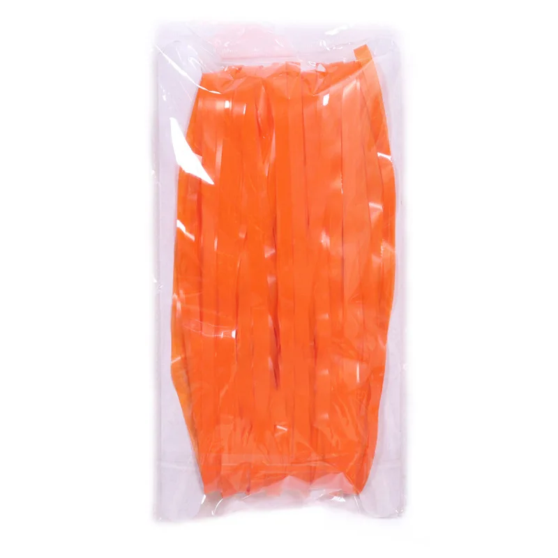 Праздничное украшение Фотофон животные дождь фон мишура оранжевый макарон цветная бахрома фольгированная