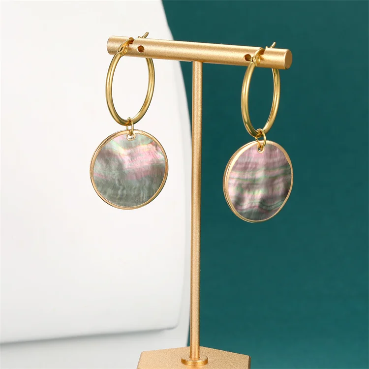 Hawaii new pearl necklace Samoa round earrings set wholesale Hawaii abalone shell jewelry wholesale