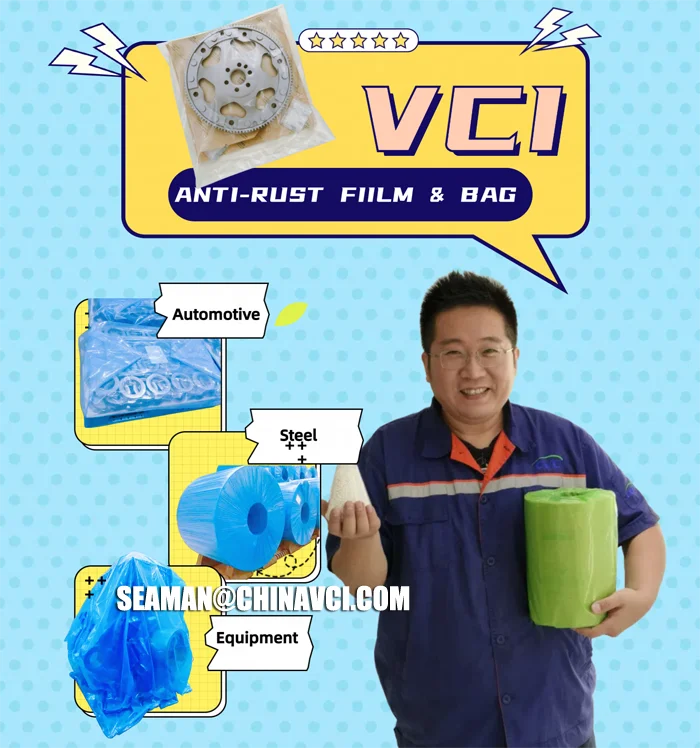 Антикоррозийная упаковочная пленка антикоррозийная VCI PP тканая ткань