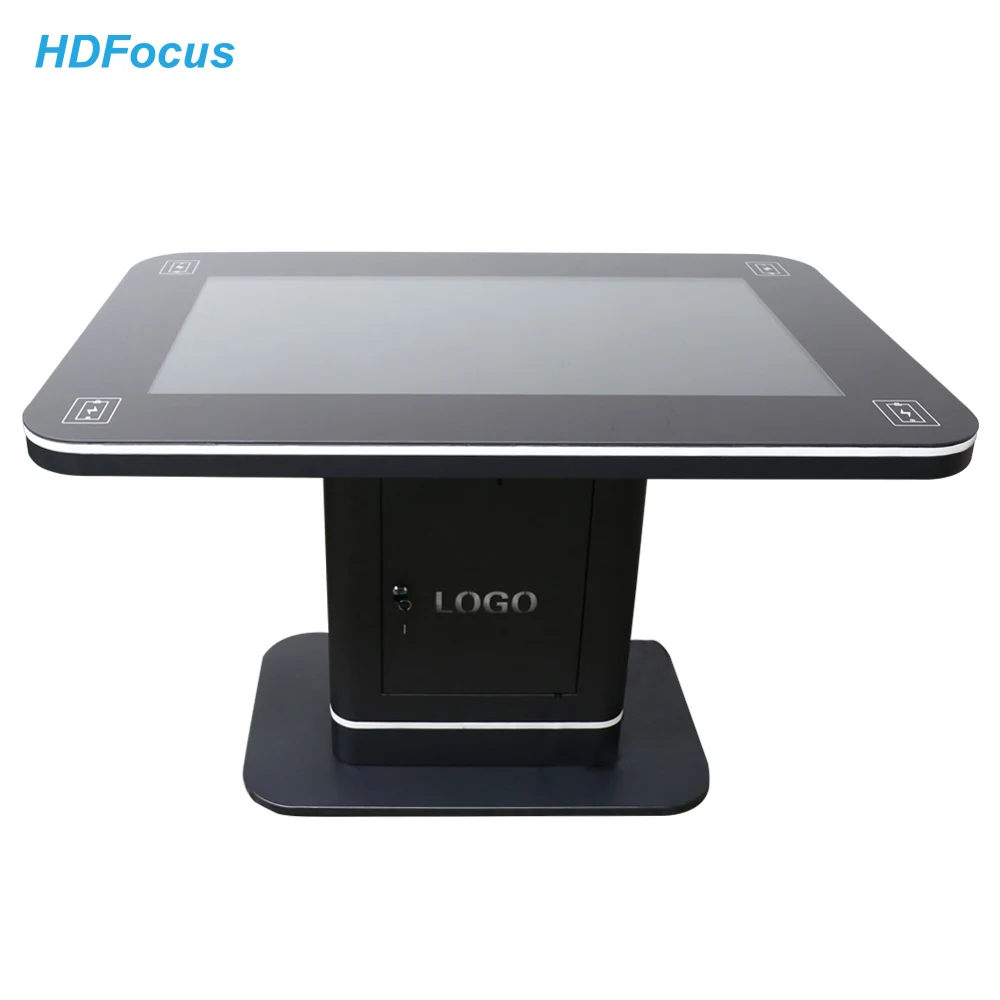 43 inch Multi Touch Waterproof Interactive LCD Screen Coffee Smart Game Table With Touch For Mall Restaurant
