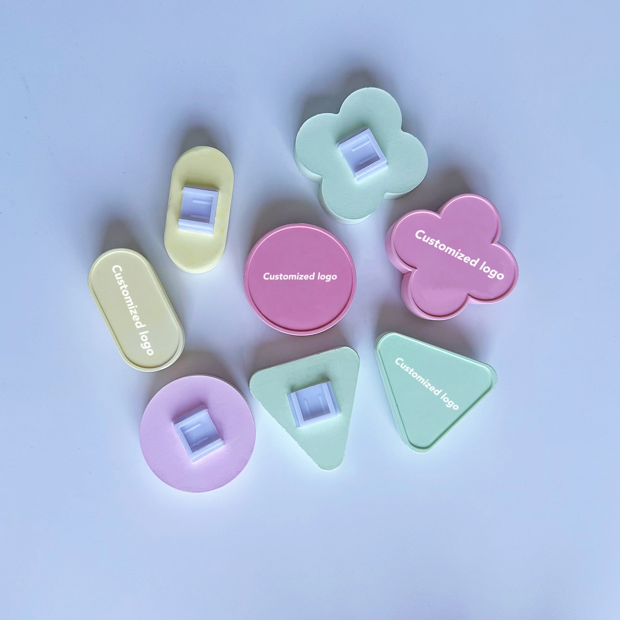 Customized Shape Flameless Car Air Freshener Auto Vent Clip Natural Pefumed Ceramic Fragrance Diffuser