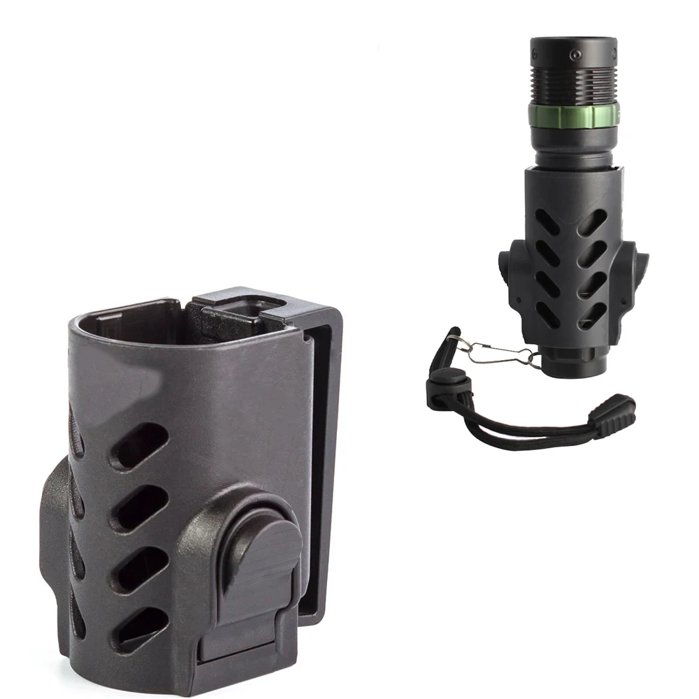 MAGORUI Tactical Flashlight Case Holster 1in dia LED Flashlight Torch