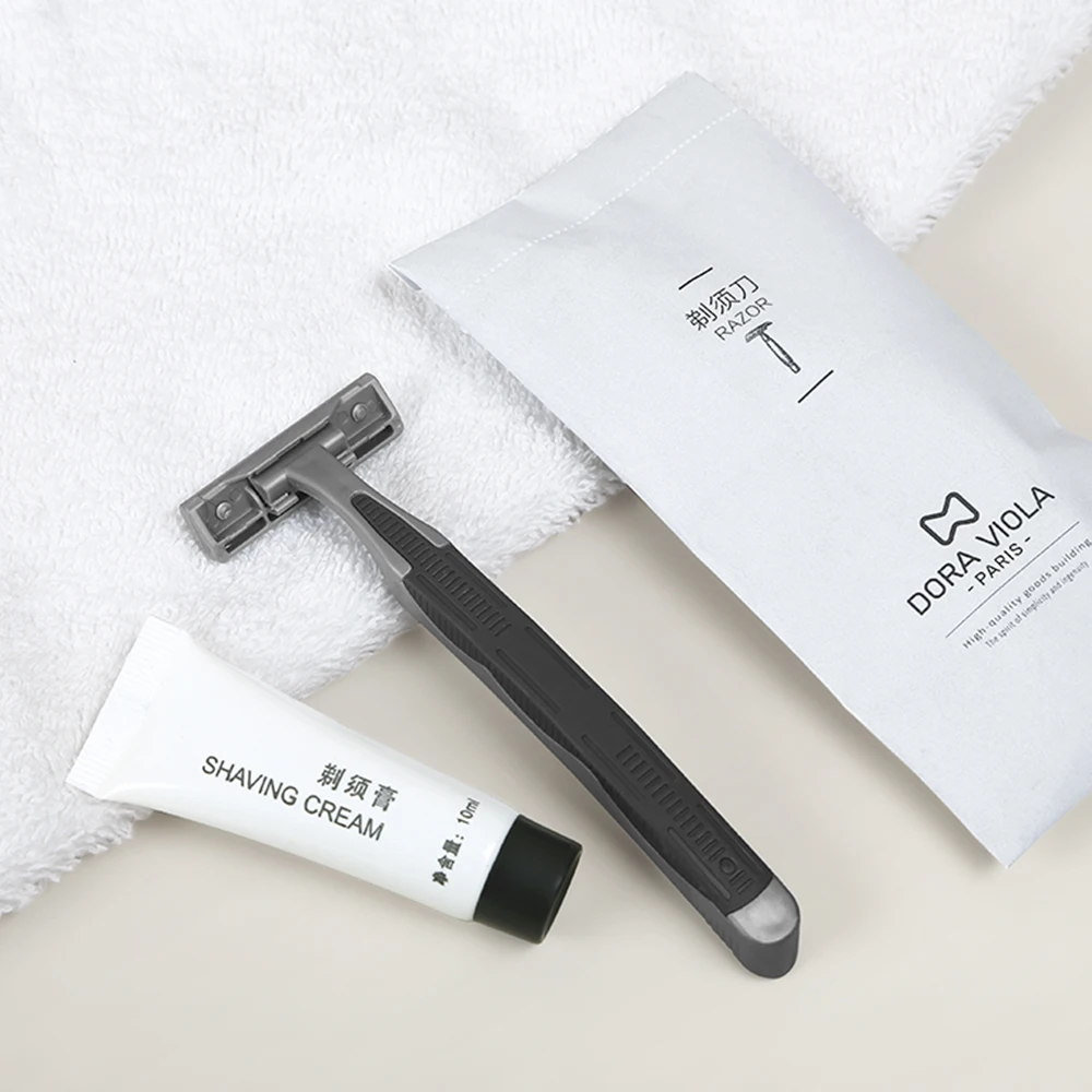 Hot Wholesale Hotel dental kit disposable toothbrush with toothpaste set bathroom supplies