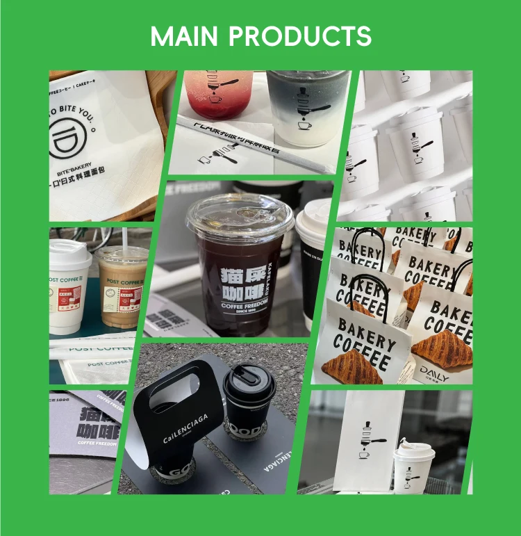 Limonpack Customized Biodegradable New Design Disposable Embossing Double Wall 10oz Coffee Paper Cup