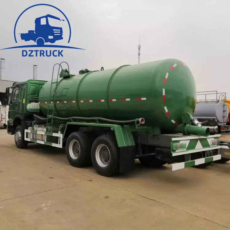 New 6X4 400HP Vacuum Cleaning Tank High Pression Sewage Suction Truck