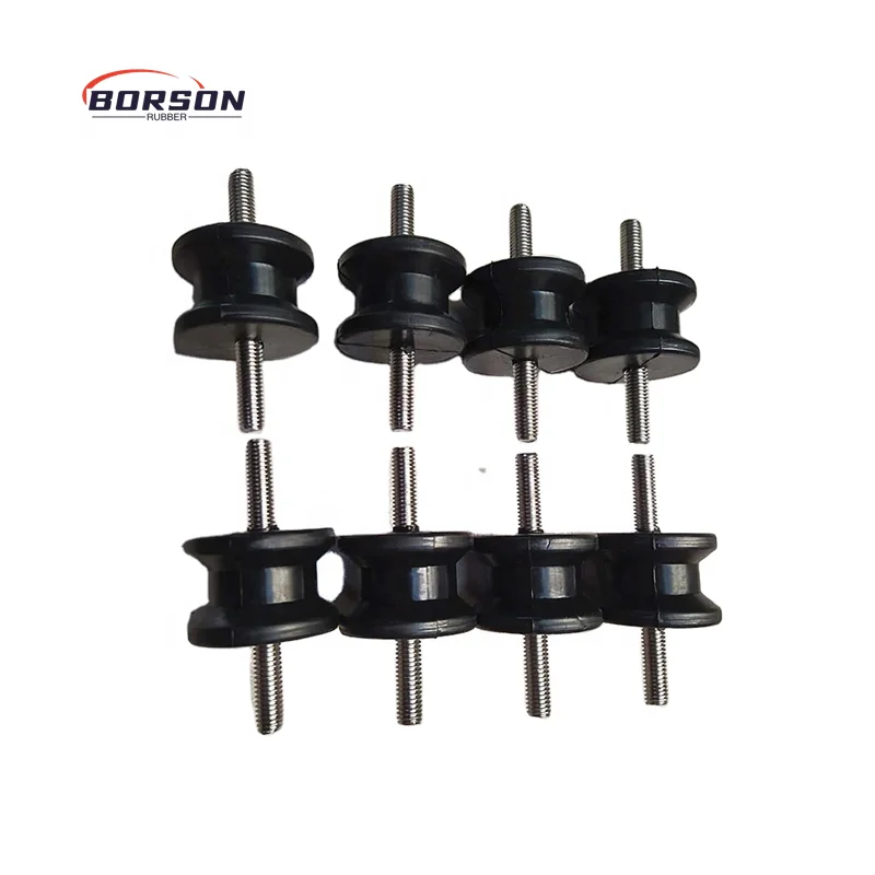 Factory custom VE VD VV DD DE VP Custom Rubber Bumper Block shock pad Isolators Anti Vibration Silent block Thread Rubber Mounts