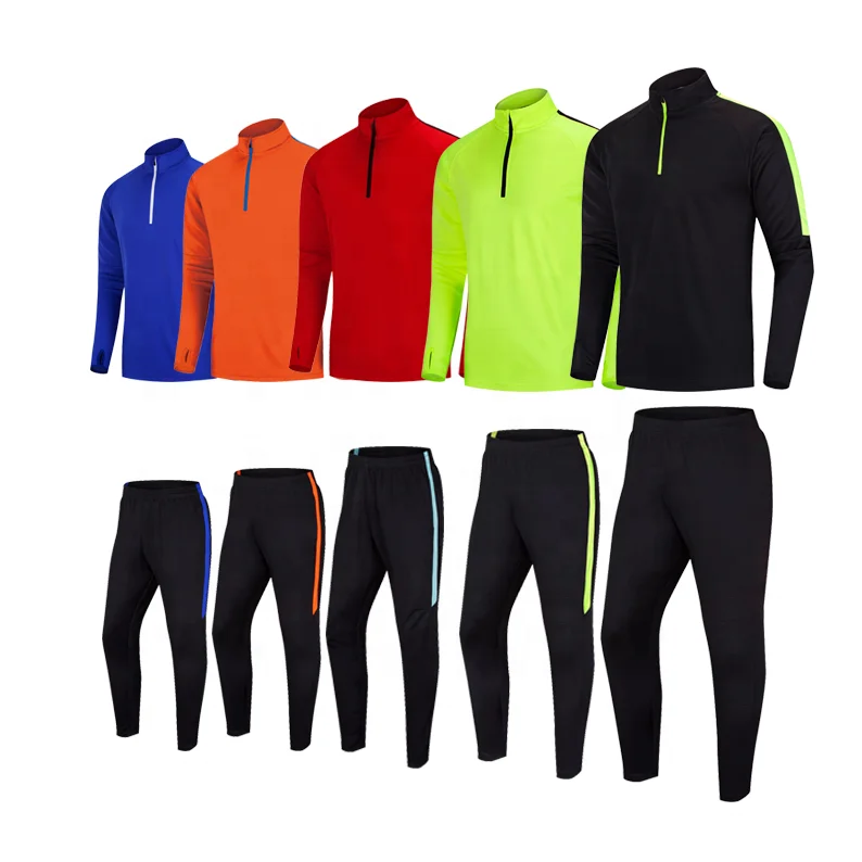 Wholesale custom High quality football tracksuits soccer wear football jersey comfortable man team soccer tracksuit
