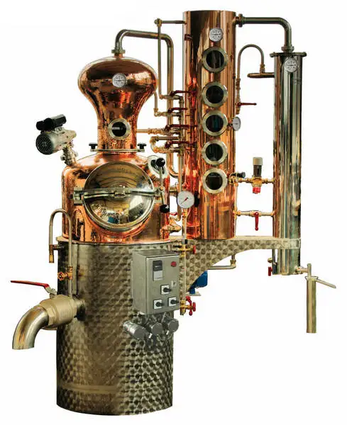 Copper Distillery Equipment 300l Moonshine Alcohol Reflux Column Distiller - Buy 300l Vodka Distillery Equipment