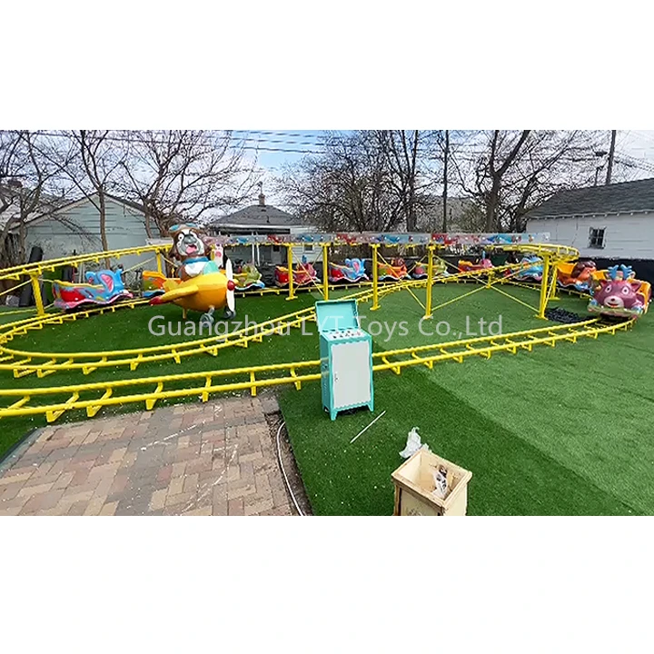 New Mini Track Train Mini Space Shuttle Ride Amusement Park Cheap Roller Coaster For Sale