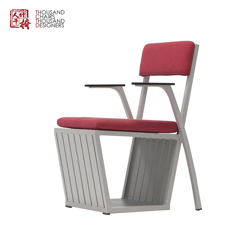 Tctd алюминиевый диван с подлокотником, Роскошный Черный алюминиевый обеденный металлический стул, портативная мебель для сада и улицы