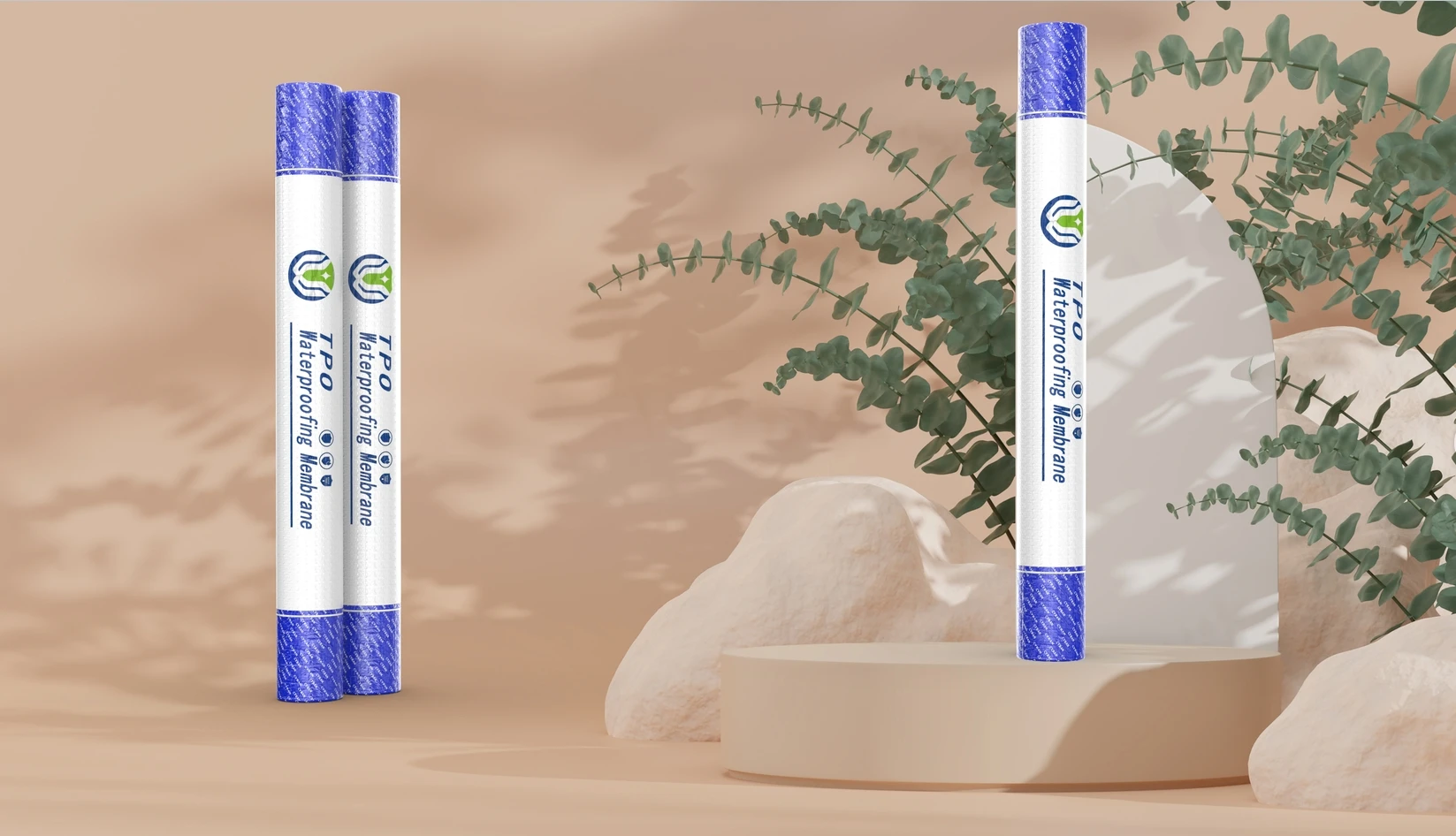 45mil 60mil TPO waterproof membrane thermoplastic polyolefin construction roof waterproof tunnel TPO membrane