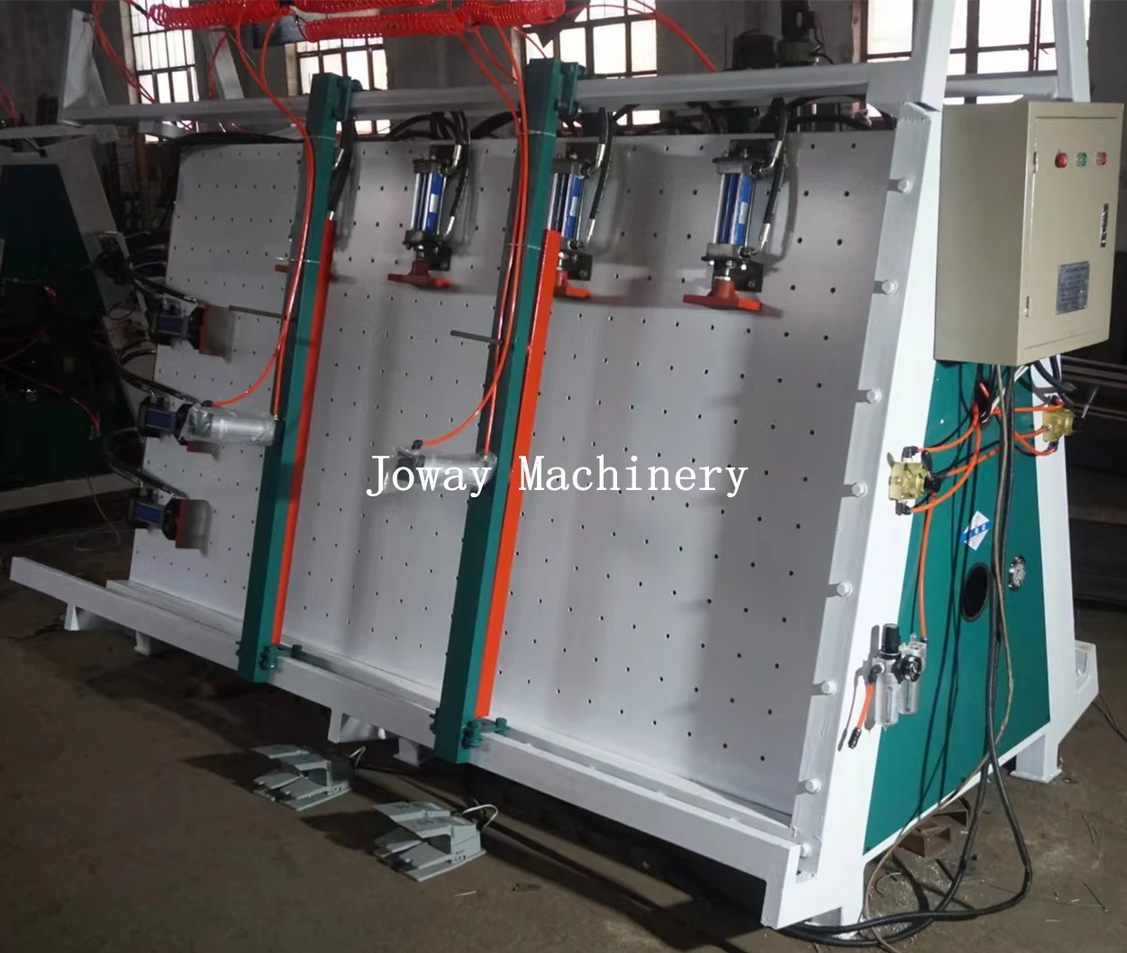 Door Frame Woodworking 380V 50HZ 3PH Wooden Door Frame Assembling Machine Double Station Wooden Door Making Machine For Sale