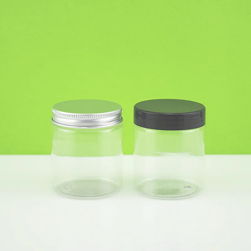 5oz 150ml clear plastic jar for body butter body scrub