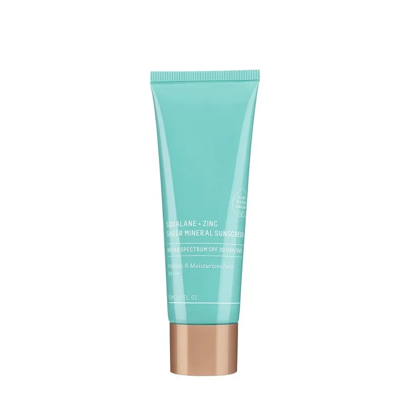 Private Label Lightweight Zinc Oxide Mineral Sunscreen SPF 30