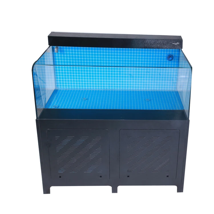 Hotel Single Layer Commercial Supermarket Display Live Lobster Seafood Farming Fibreglass Tank Fish Tank Display