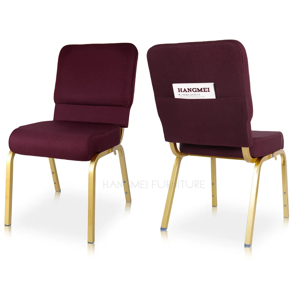 Direct European Church Chair Modern Metal Iron Design for Theater Auditorium Cinema Hall School