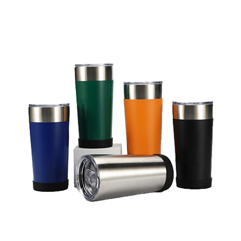 20oz Glass-Beer-Mugs-Wholesale Vacuum Mug  Travel Double Wall Stainless Steel Beer Mugs For Sublimation