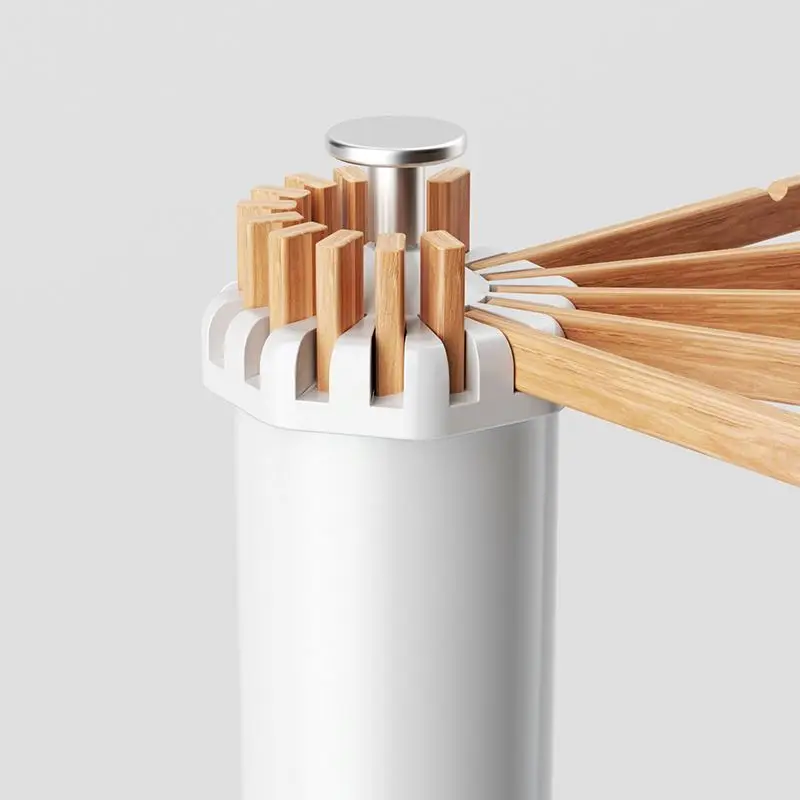 Cheap Price Octopus Solid Wood Cloth Dryer Stand Collapsible Laundry Hanging Rack, Portable Foldable Tripod Clothes Drying Rack