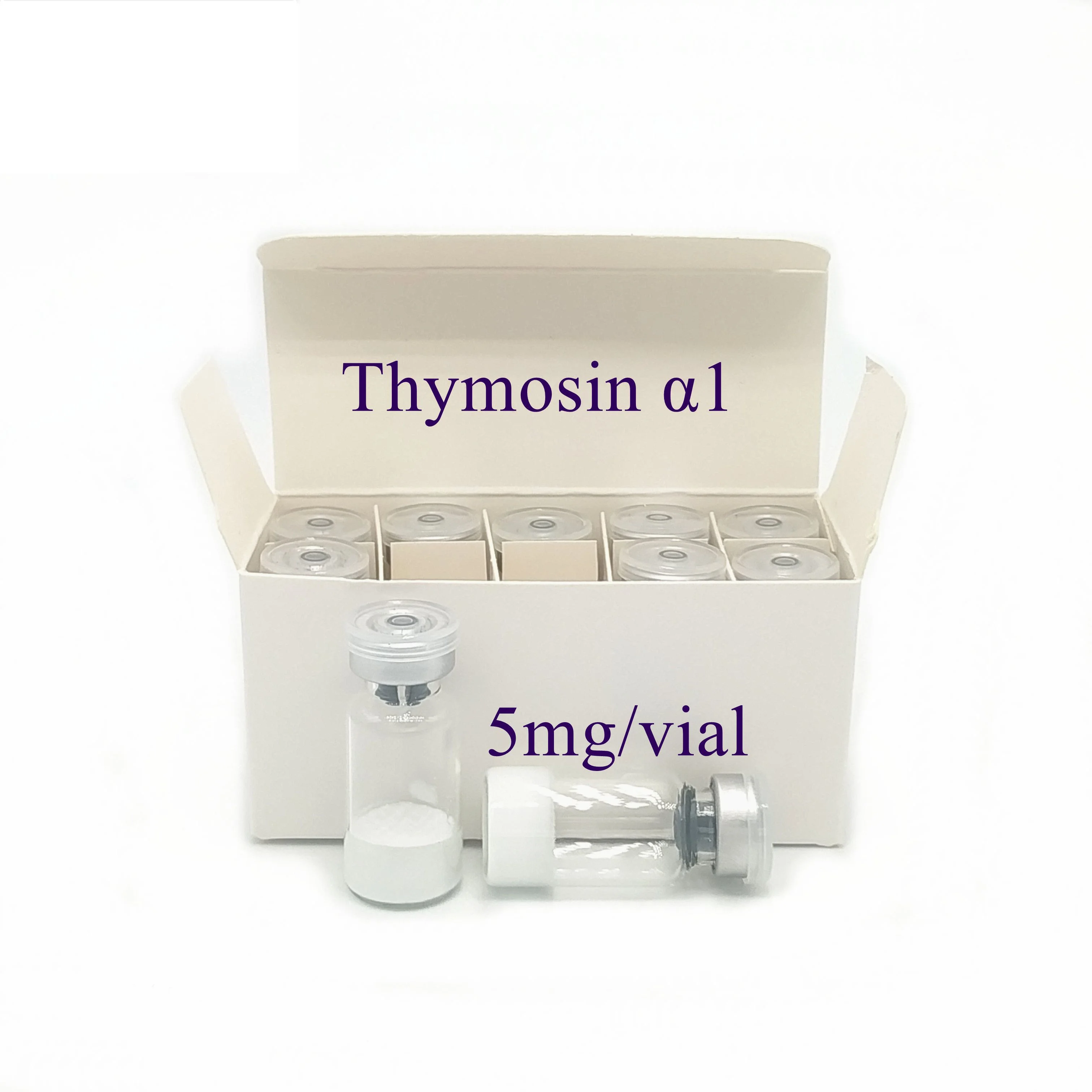 
High quality Thymosin a-1 peptide powder with 2mg per vial 